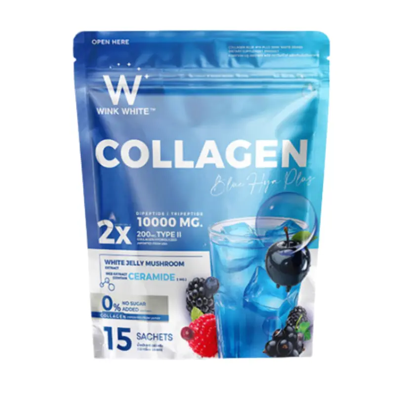Design sans titre - 2025-10-03T204101.508 Wink White Collagen Blue Hya Plus (12g X 15 pct) 180 g - Image 1