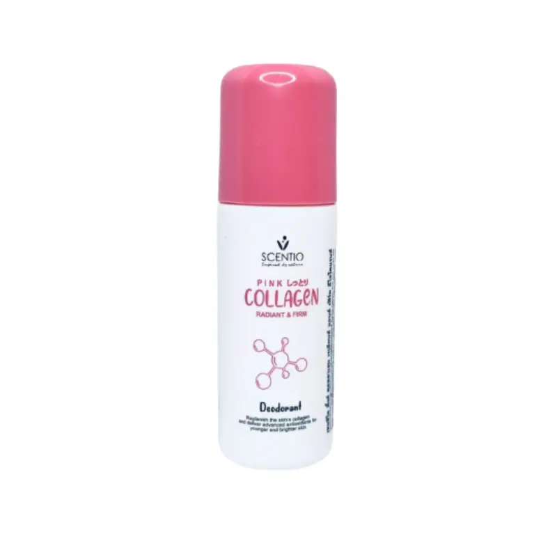 Design sans titre - 2025-11-01T235550.556 Scentio Pink Collagen Radiant & Firm Deodorant Roll-on 50ml - Image 1