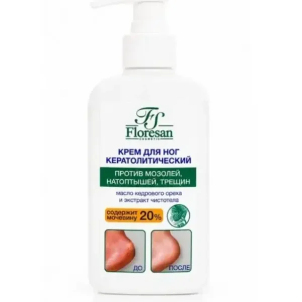 Floresan Organic Foot Care Keratolytic Foot Cream F-458A