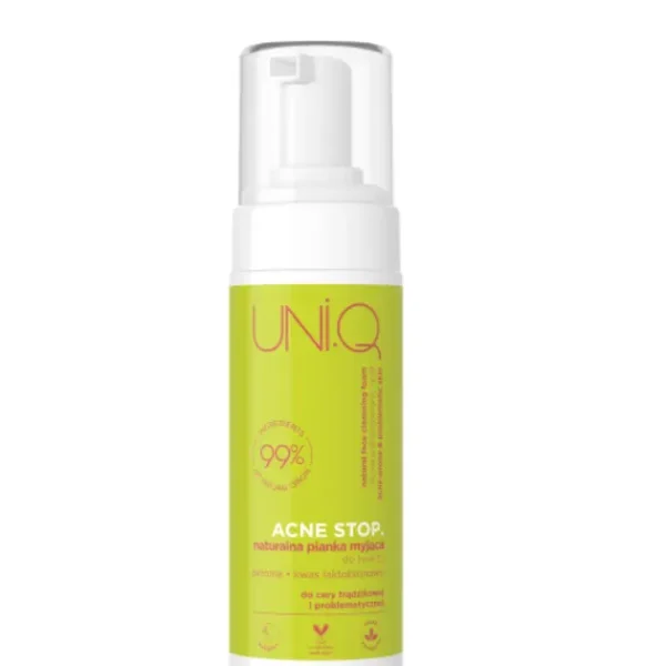 Naturalna pianka myjąca do twarzy UNI.Q Acne Stop 150ml